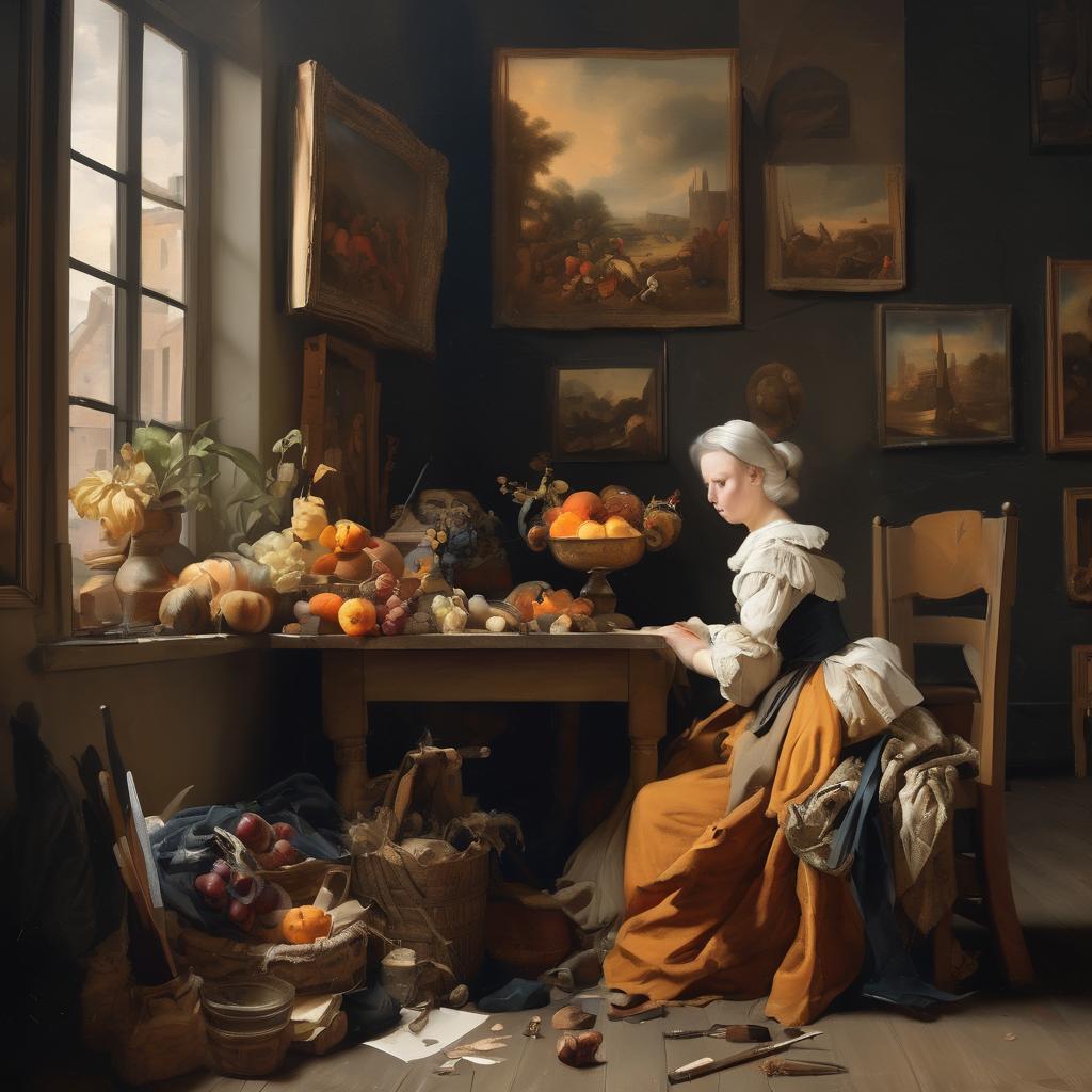 Ο μοναδικός ύφος και οι τεχνικές του καλλιτέχνη