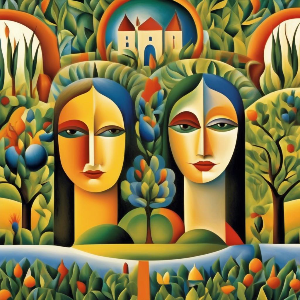 Anjos - Tarsila do Amaral - Ταξίδι στα Βάθη της Τέχνης | soupoco.com